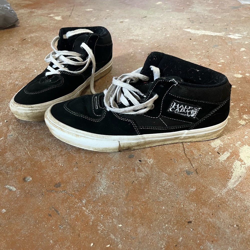 Vans half cab 10.5 black white
